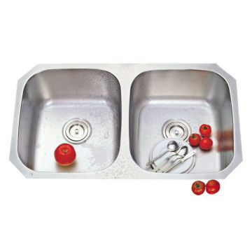 Fregadero de cocina de acero inoxidable Undermount americano